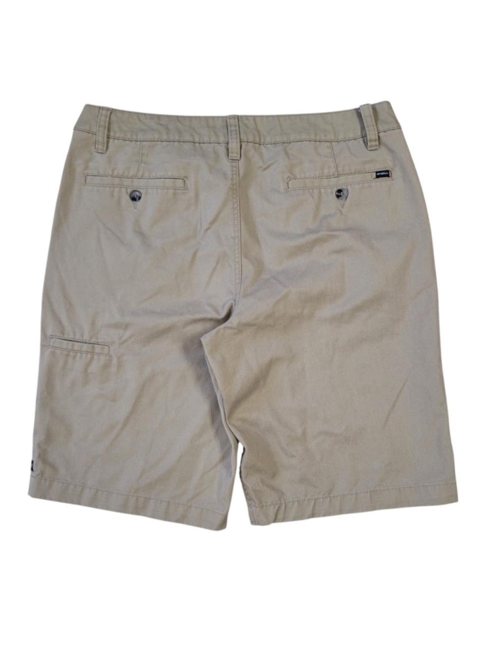 O'NEILL Men's Relaxed Fit Flat Front Zip-Fly Khaki Shorts Size 34 Inseam 10 - Picture 5 of 6